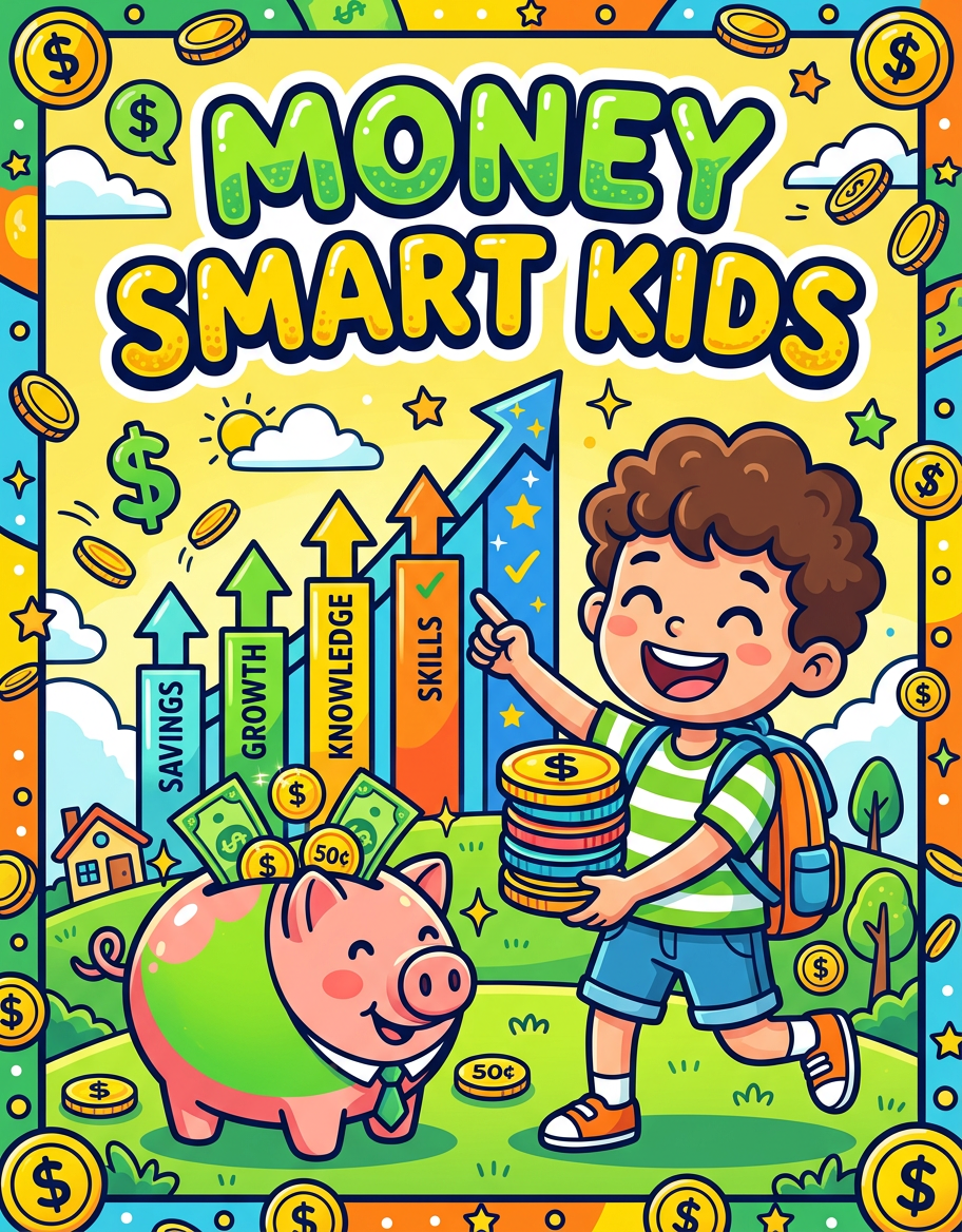 Money Smart Kids coloring book cover